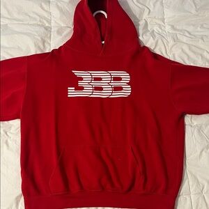 Big Baller Brand Red Hoodie Size Large